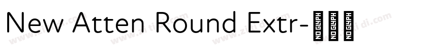 New Atten Round Extr字体转换